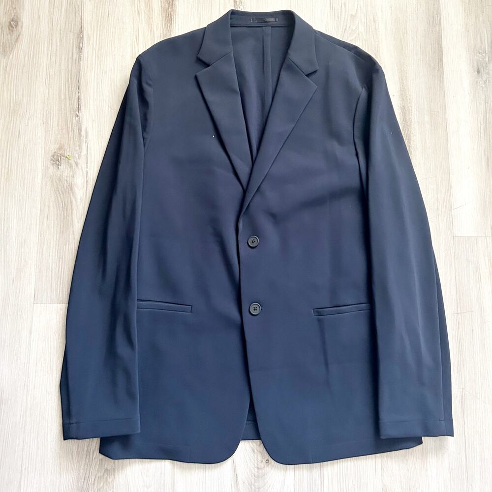 Clinton Blazer in Precision Ponte Baltic Navy Blue Blazer Men’s Sz 42R EUC